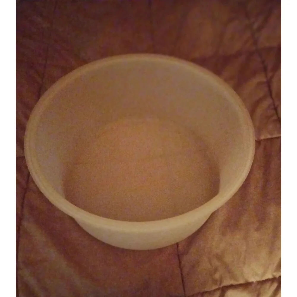 Vintage Tupperware #683-8 #684 Harvest Gold Cake Taker Carrier 9
